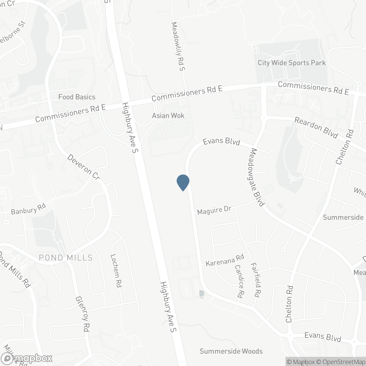 109 - 1680 EVANS BOULEVARD, London, Ontario N6M 0N5